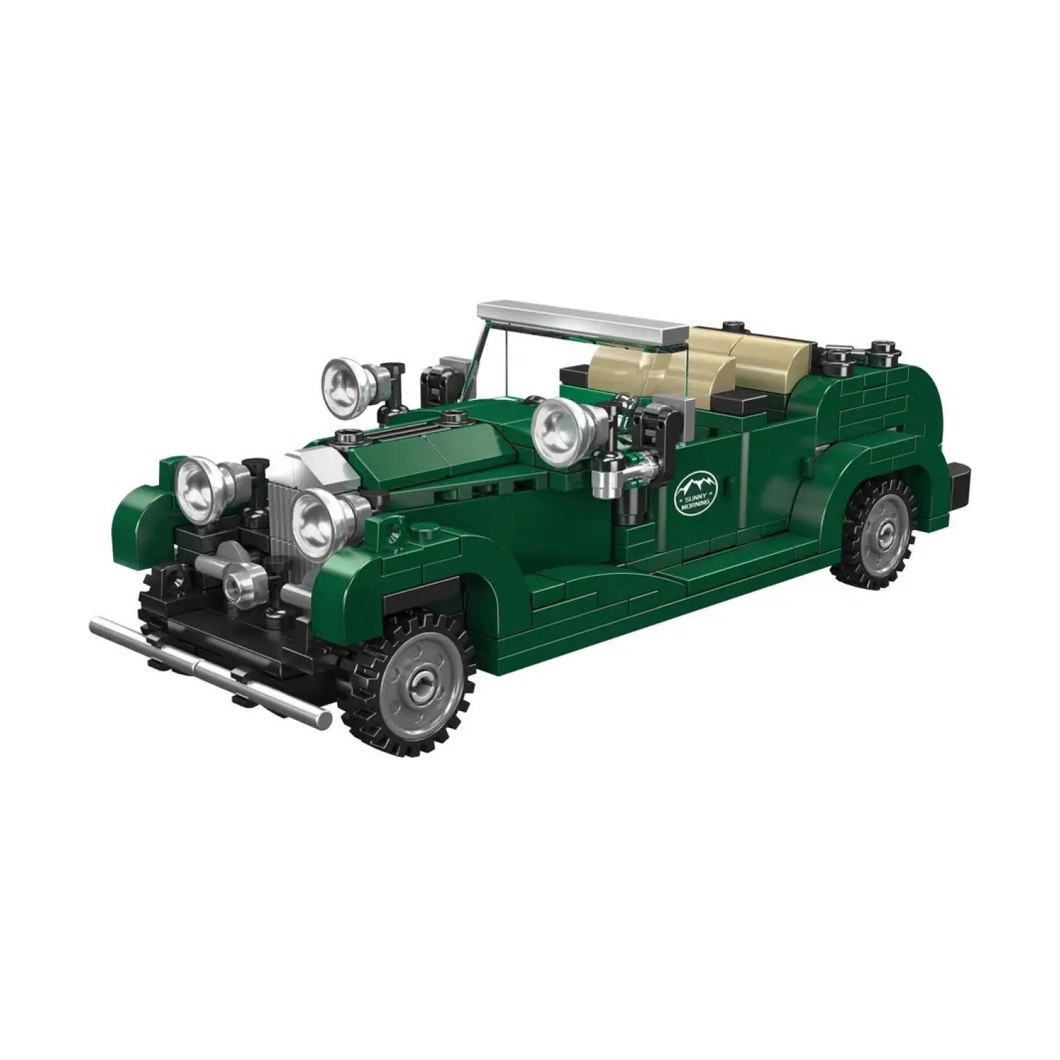 Mould King 27105 4-Liter Luxus-Oldtimer + Showcase