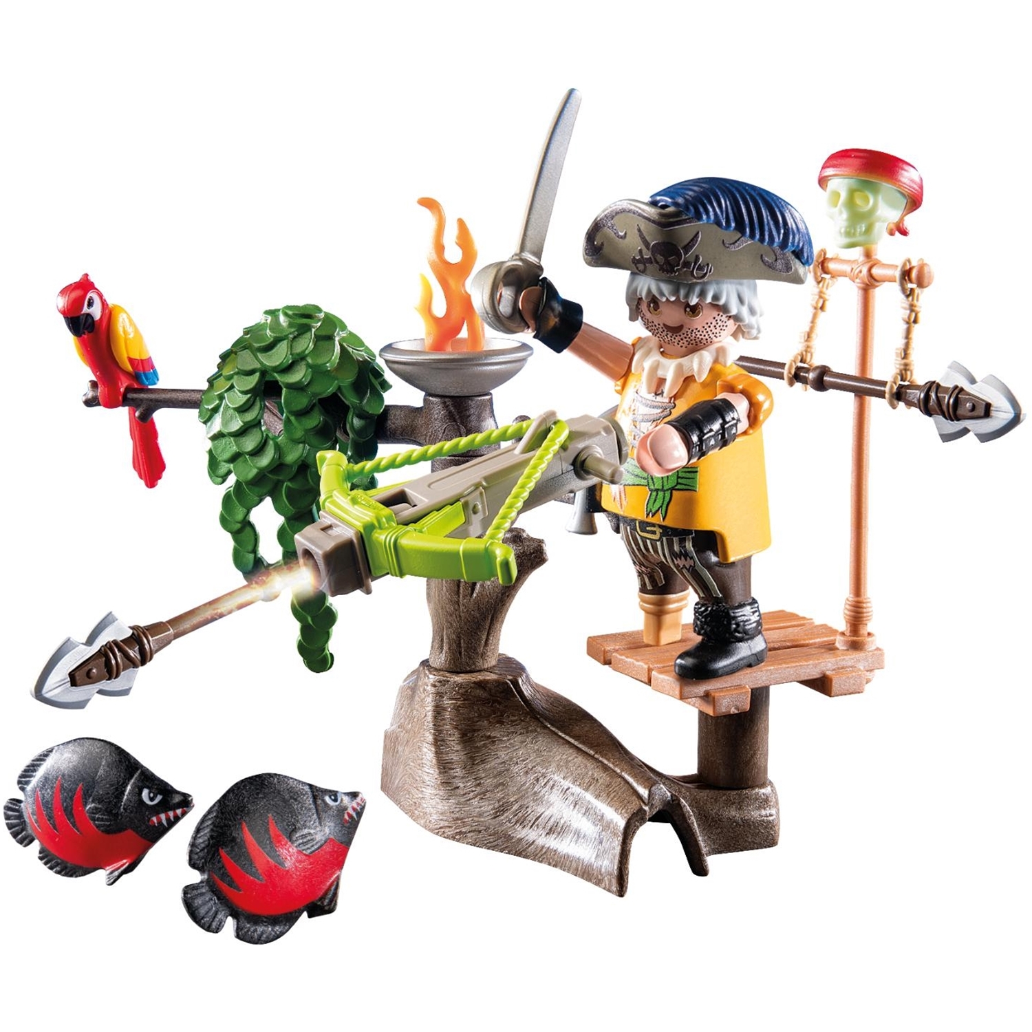 PLAYMOBIL 71795 Pirat mit Balliste