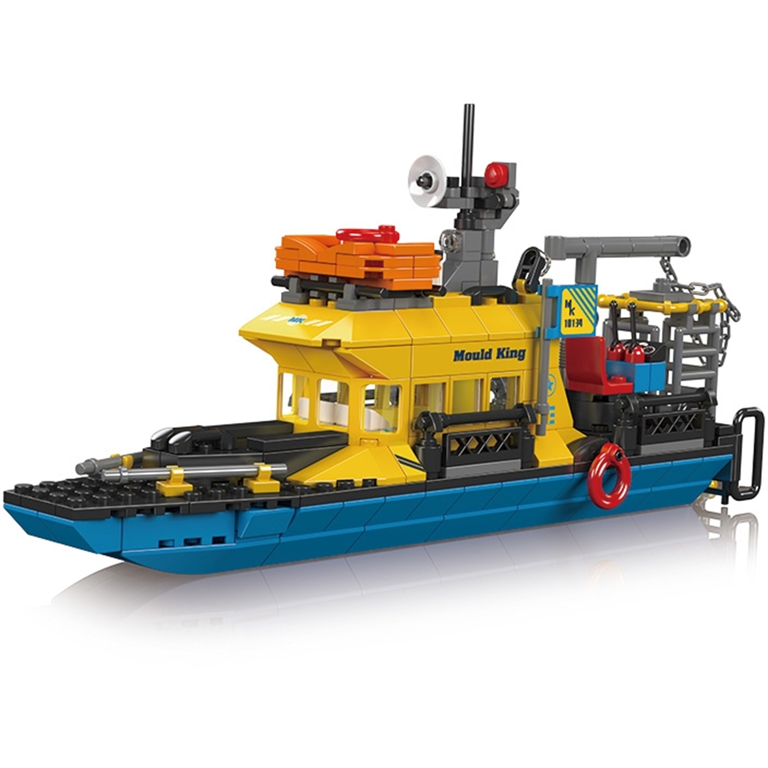 Mould King 10134 Erkundungsboot mit Tauchkäfig