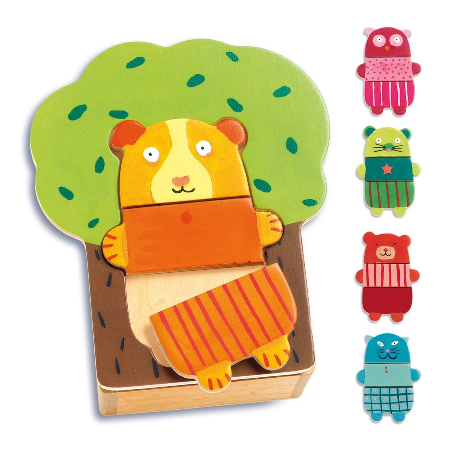 Djeco DJ01681 Holzpuzzle: Arbra doudou FSC 100%