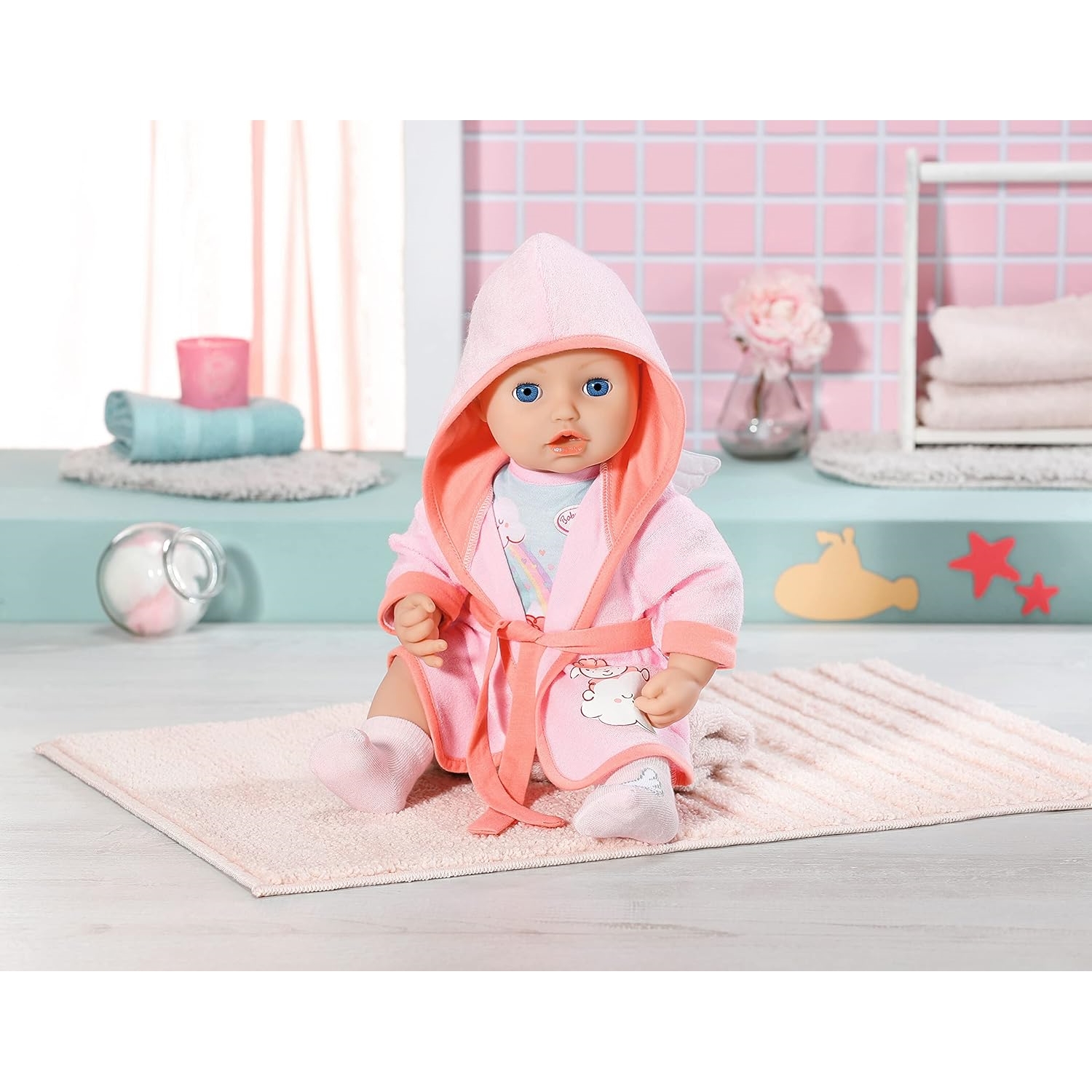 Zapf Creation 703281 Baby Annabell Deluxe Badezeit 43cm