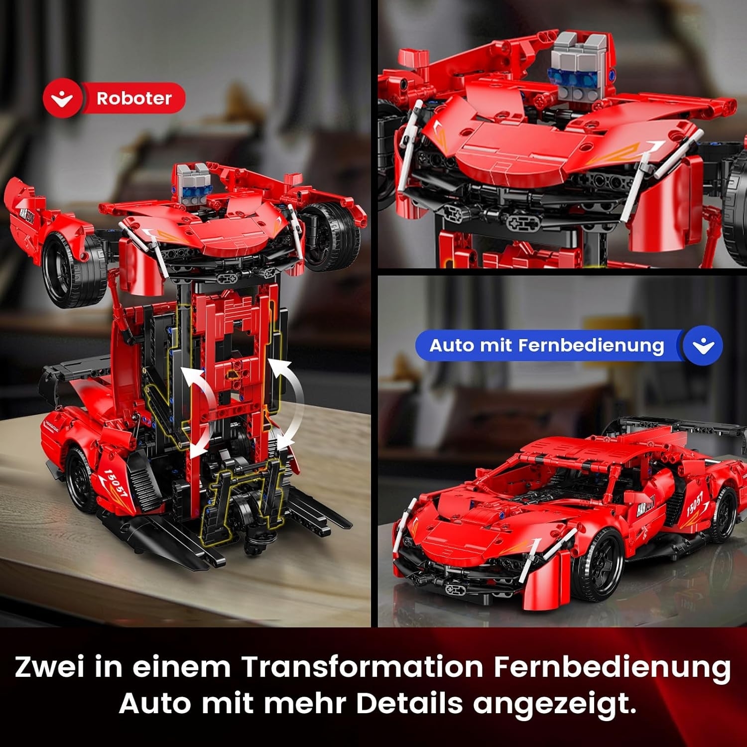 Mould King 15057 Poison Sportwagen/Roboter