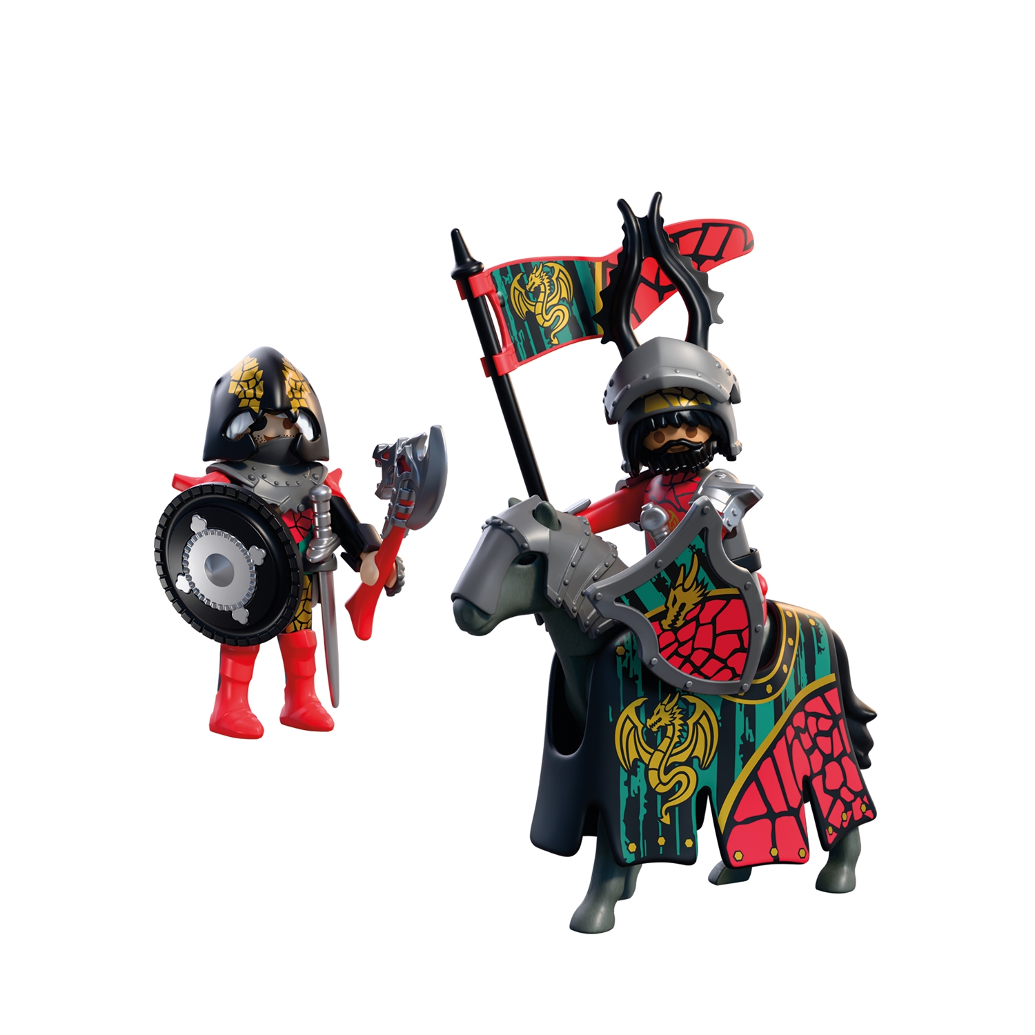 PLAYMOBIL 72118 Knights Anführer Drachenritter