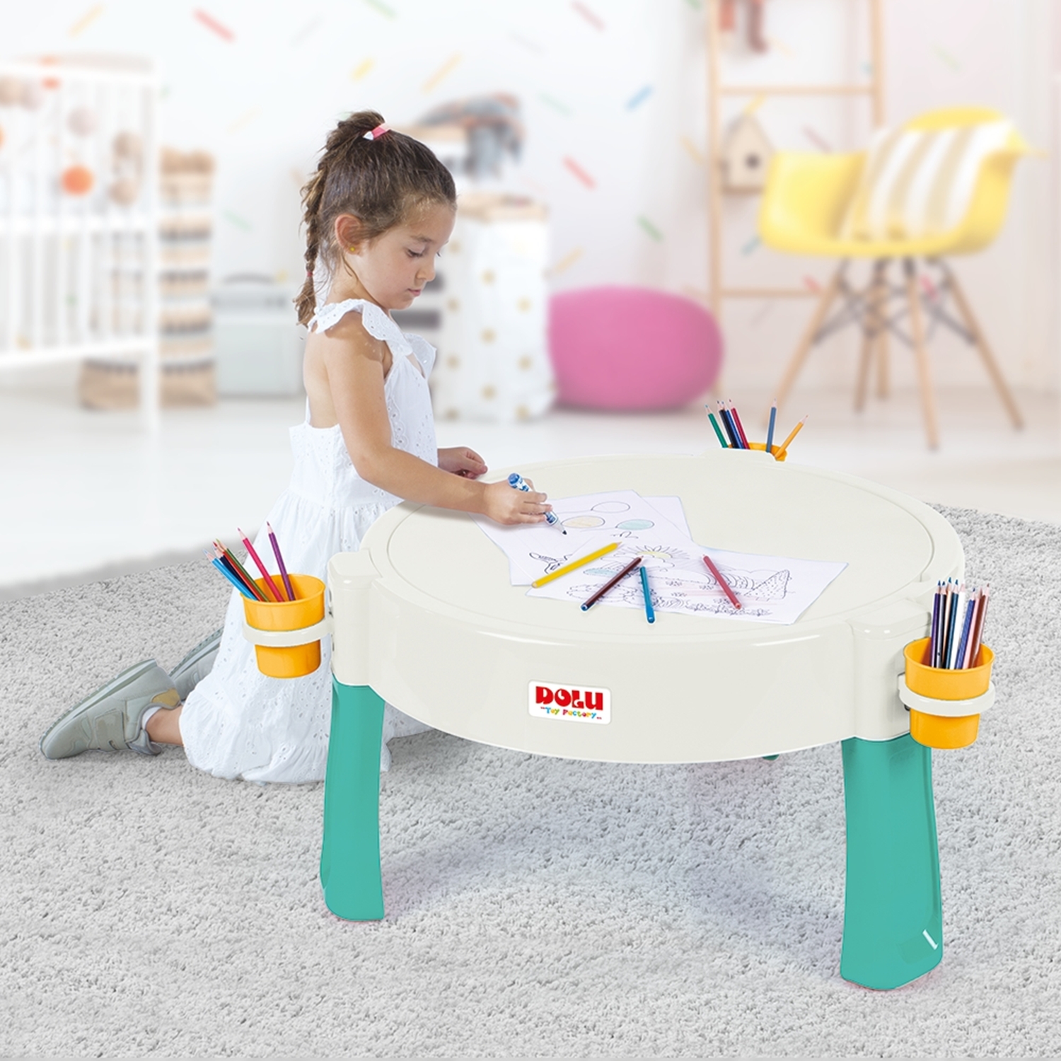 Dolu 2670 3-in-1 Wasser- und Sand-Spieltisch