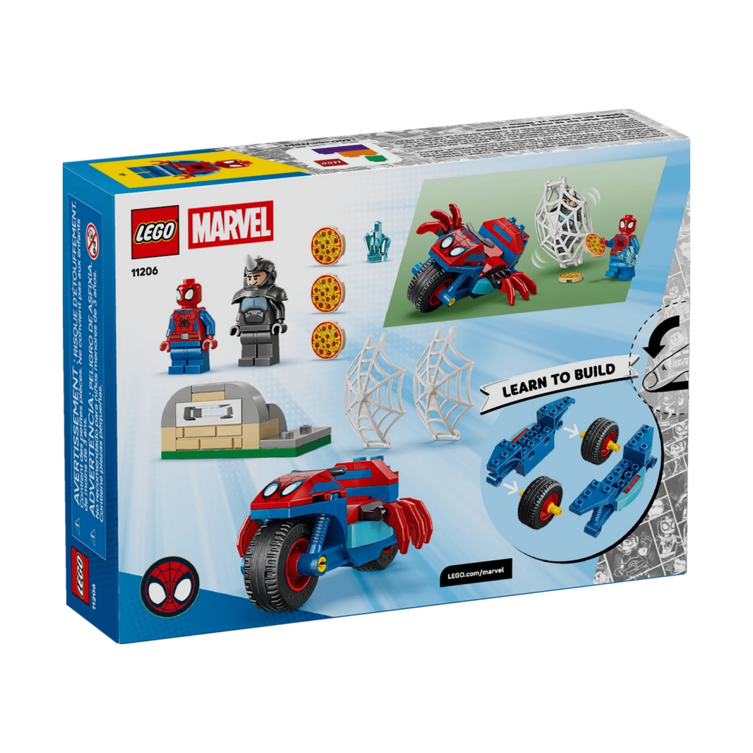 LEGO 11206 Marvel Spidey auf Motorrad vs. Rhino