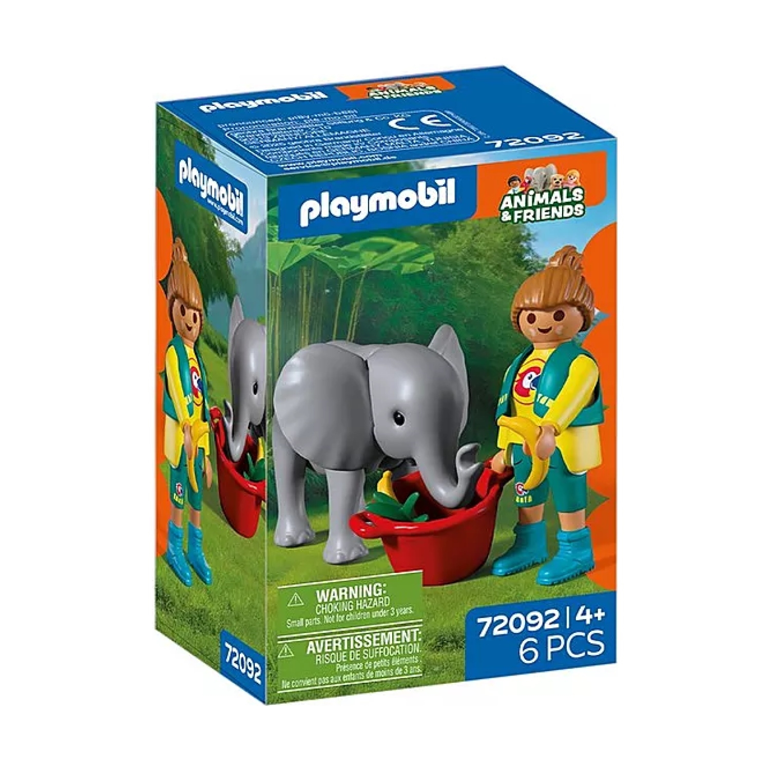 PLAYMOBIL 72092 Zoo: Elefantenbaby und Pflegerin