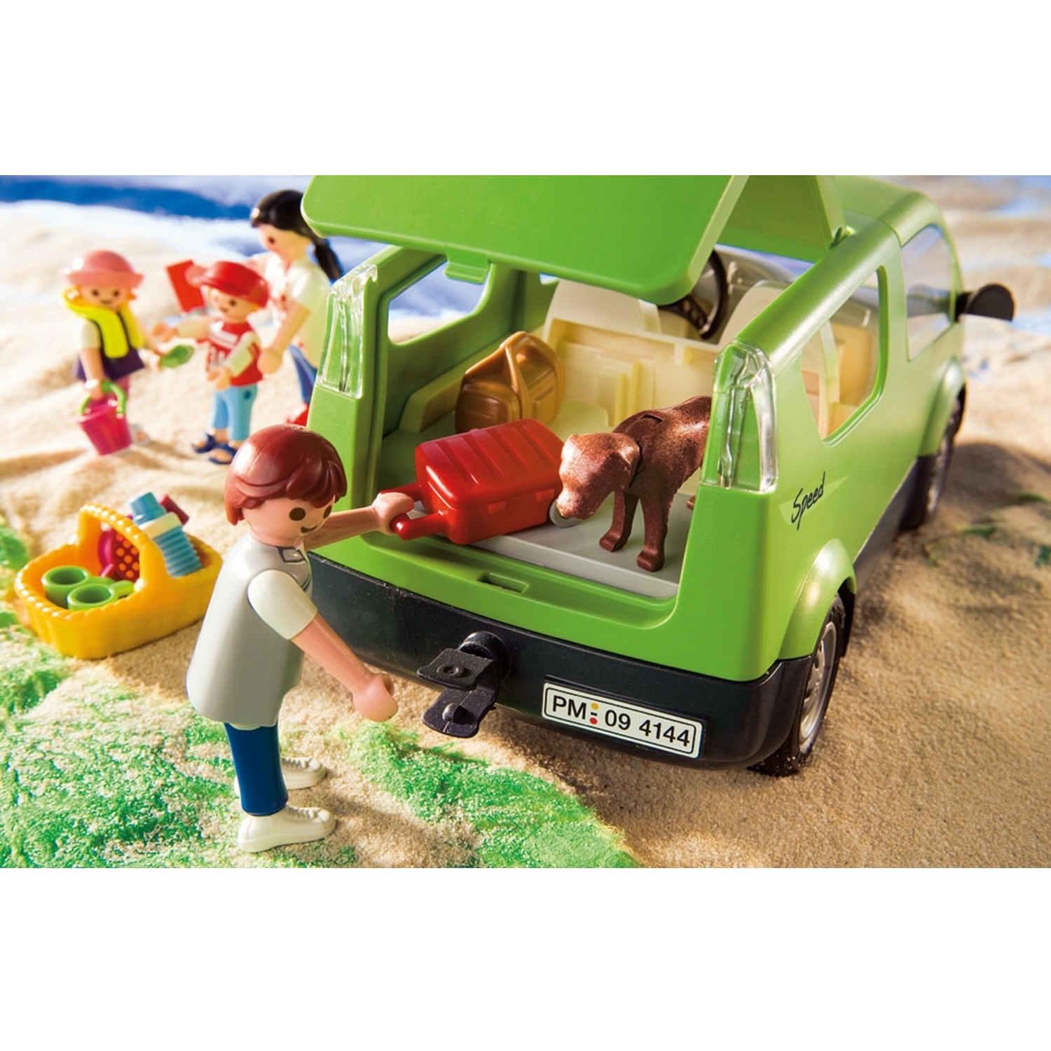 PLAYMOBIL 4144 Familyvan mit Bootsanhänger