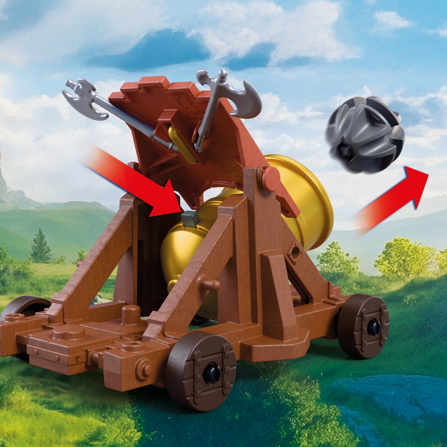 PLAYMOBIL 72115 Knights Schusswaffe Löwenritter