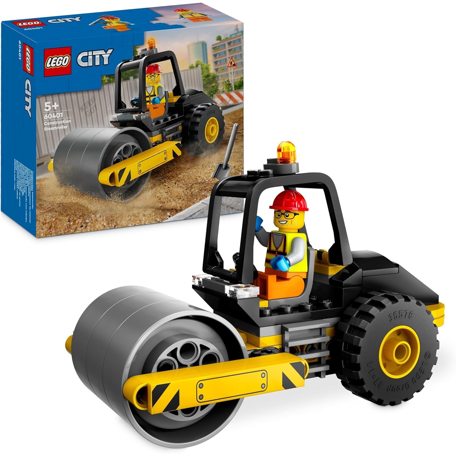 LEGO 60401 Straßenwalze